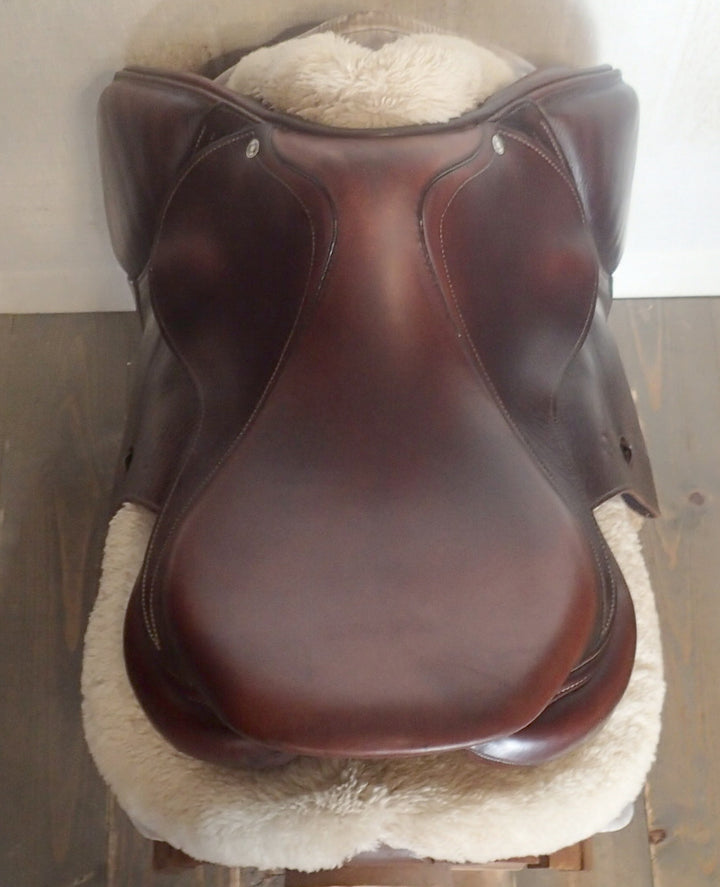 17" Antares Connexion Saddle - Full Buffalo - 2020 - 2AB Flaps - 5" dot to dot (133)