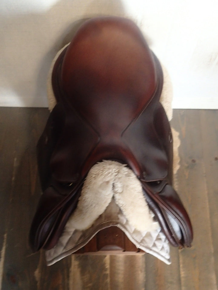 17" Antares Connexion Saddle - Full Buffalo - 2020 - 2AB Flaps - 5" dot to dot (133)