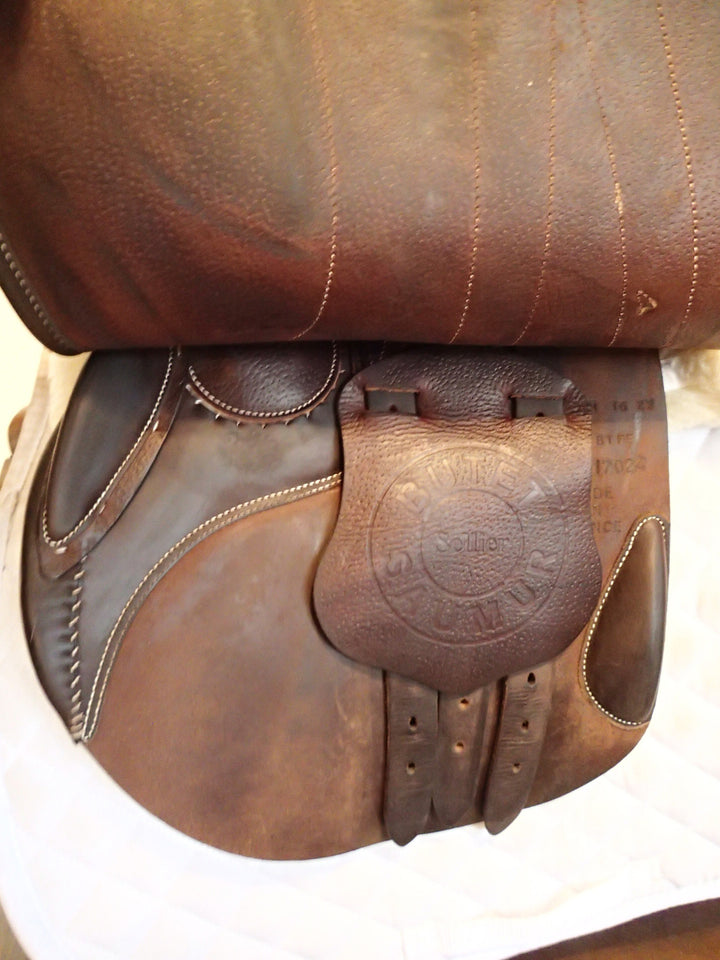 16" Butet Premium Saddle - Full Calfskin - 2020 - M Seat - 1.5 Flaps - 4.5" dot to dot