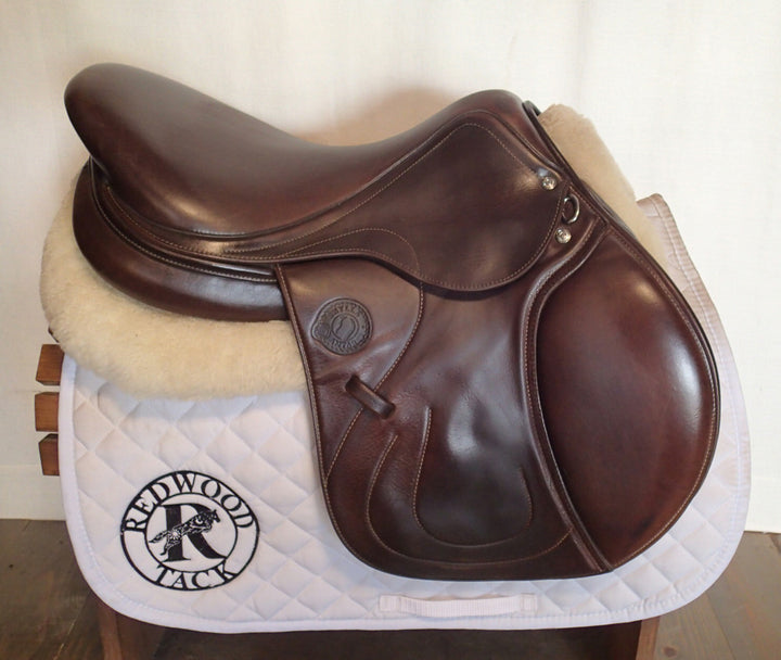 17.5" Antares Skylla Saddle - Full Calfskin - 2021 - 2A Flaps - 4.5" dot to dot