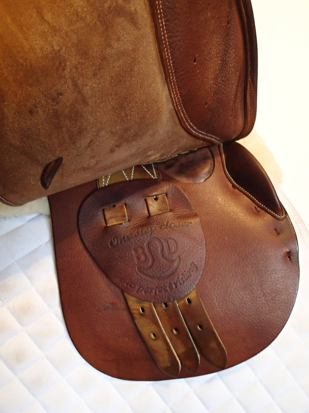 15.5" / 16" Bruno Delgrange PJ Light Saddle - 2007 - 4.5" dot to dot