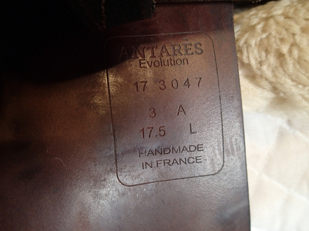 17.5" Antares Evolution Saddle - Full Buffalo - 2017 - 3A Flaps - 4.5" dot to dot (144)