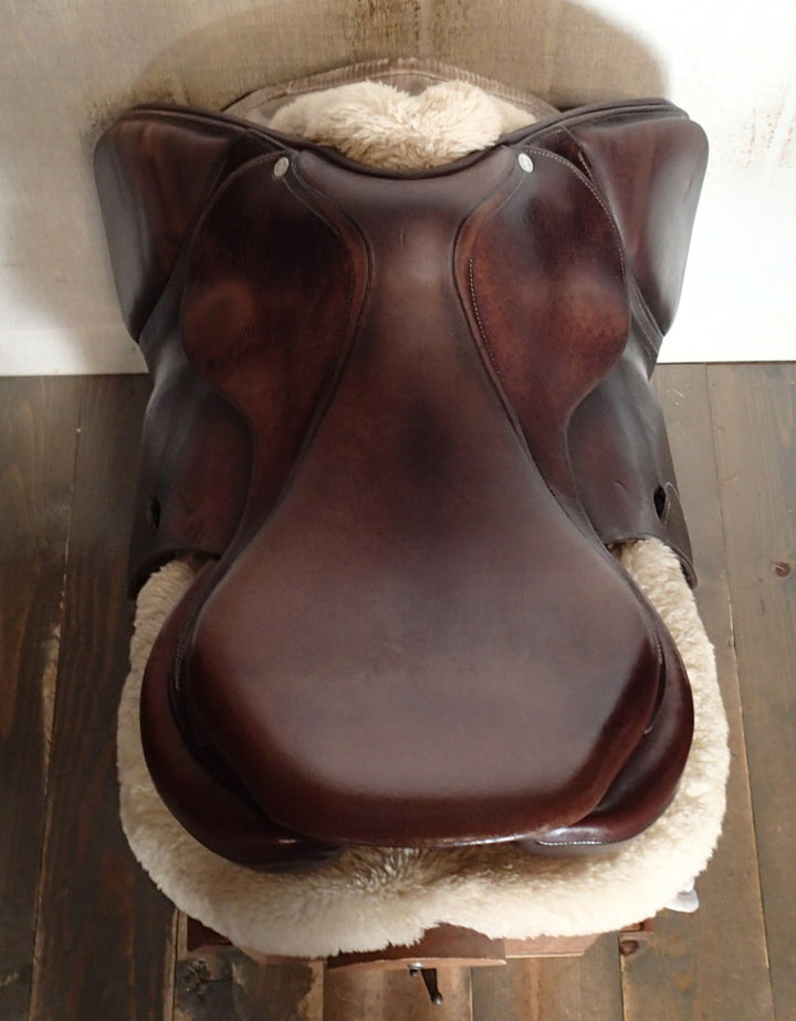 17.5" Antares Evolution Saddle - Full Buffalo - 2017 - 3A Flaps - 4.5" dot to dot (144)