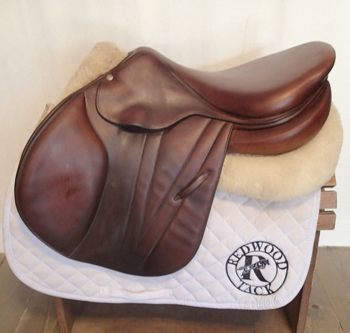 17" Butet Premium Saddle - Full Calfskin - 2015 - L Seat - 2.5 Flaps - 4.25" dot to dot