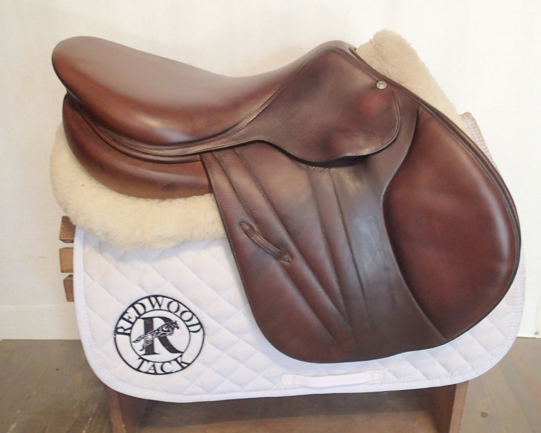 17" Butet Premium Saddle - Full Calfskin - 2015 - L Seat - 2.5 Flaps - 4.25" dot to dot