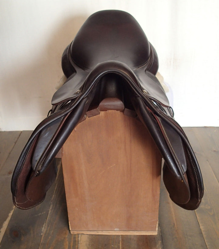 18" Devoucoux Biarritz O Saddle - Full Buffalo - 2016 - 3A Flaps - D3D - 4.75" dot to dot