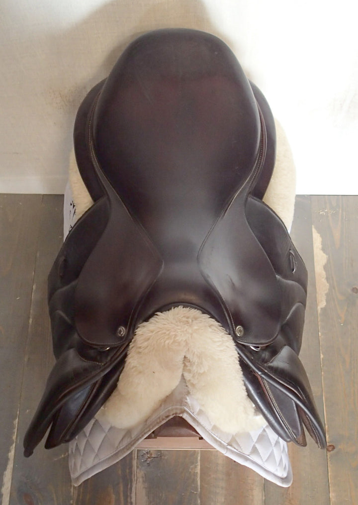 18" Devoucoux Biarritz O Saddle - Full Buffalo - 2016 - 3A Flaps - D3D - 4.75" dot to dot