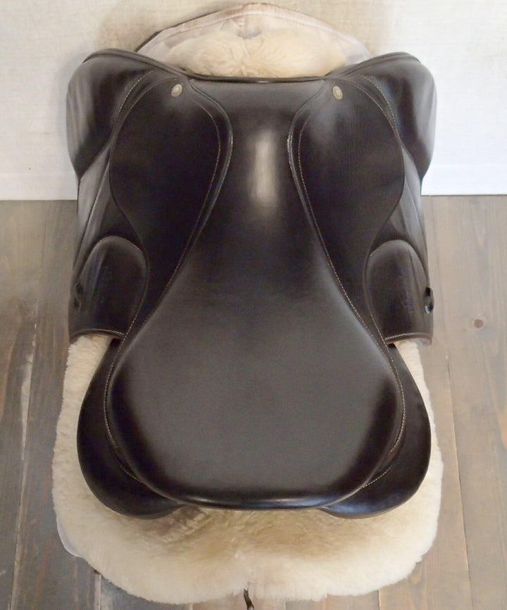 16.5" Devoucoux Biarritz C Saddle - Full Buffalo - 2016 - 1 Flaps - D3D - 5" dot to dot