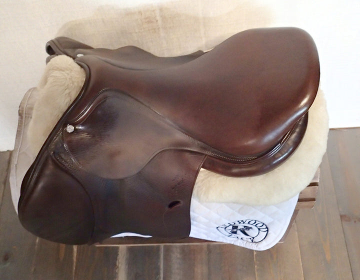 17" Antares Evolution Saddle - Full Buffalo - 2014 - 2A Flaps - 5" dot to dot