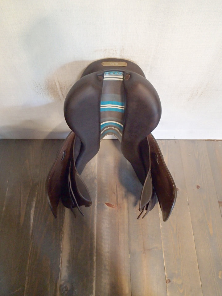 17" Voltaire Palm Beach Saddle - Full Buffalo - 2022 - 1A Flaps - 4.75" dot to dot - FIN Panels