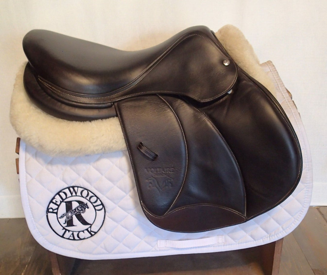 17" Voltaire Palm Beach Saddle - Full Buffalo - 2022 - 1A Flaps - 4.75" dot to dot - FIN Panels