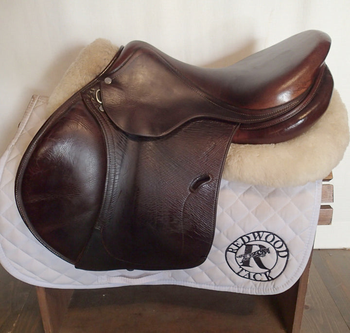 17" Antares Contact Saddle - Full Buffalo - 2015 - 2A Flaps - 4.75" dot to dot