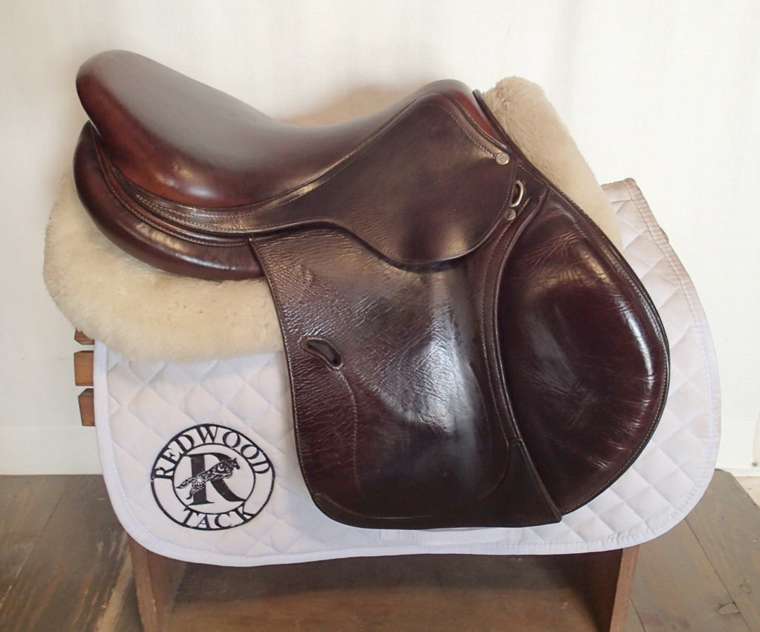 17" Antares Contact Saddle - Full Buffalo - 2015 - 2A Flaps - 4.75" dot to dot