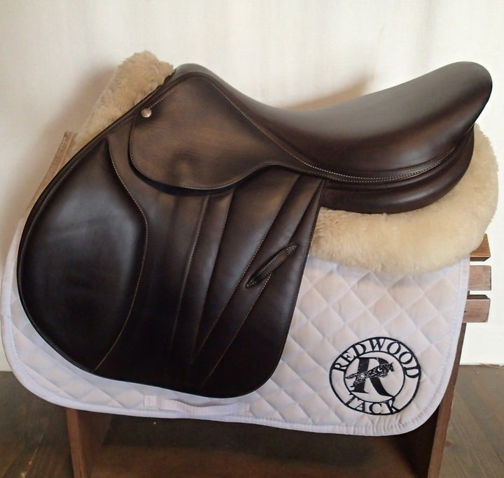 17.5" Butet Premium Saddle - Full Calfskin - 2020 - M Seat - 2.25 Flaps - 4.5" dot to dot