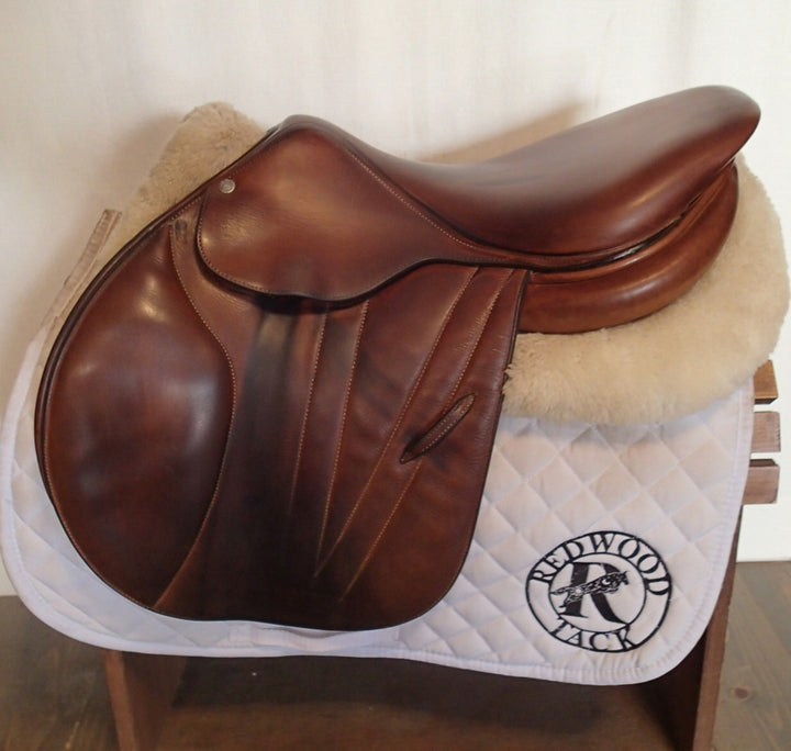 17" Butet Premium Saddle - Full Calfskin - 2016 - P Seat - 2 Flaps - 4.75" dot to dot