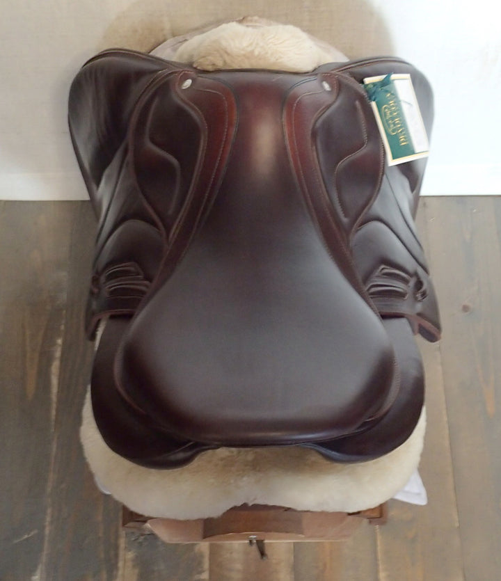 17.5" Devoucoux Biarritz Lab Saddle - Full Buffalo - 2022 - 3ABR Flaps - 4.75" dot to dot