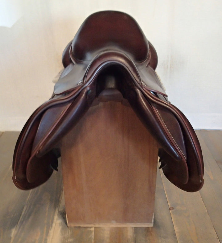 16.5" Devoucoux Biarritz S Saddle - Full Buffalo - 2022 - 2 Flaps - 4.5" dot to dot