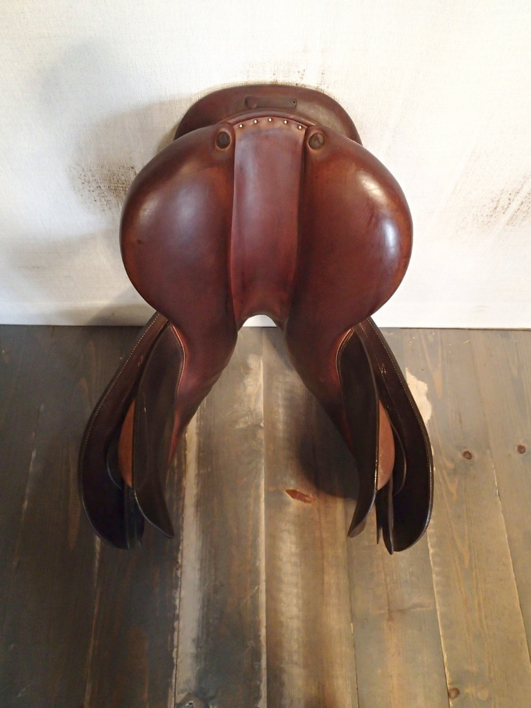 17" Butet Premium Saddle - Full Calfskin - 2022 - P Seat - 1.75 Flaps - 4.25" dot to dot (175)