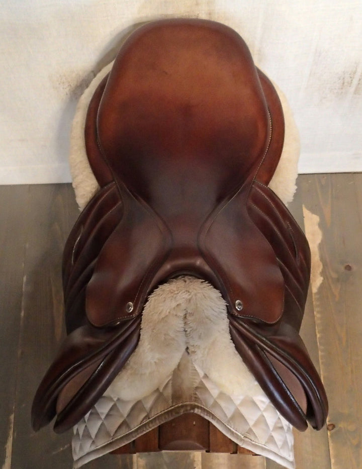 17" Butet Premium Saddle - Full Calfskin - 2022 - P Seat - 1.75 Flaps - 4.25" dot to dot (175)