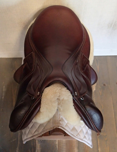 17" Devoucoux Chiberta Lab Monoflap Saddle - Full Buffalo - 2019 - 1A Flaps - D3D