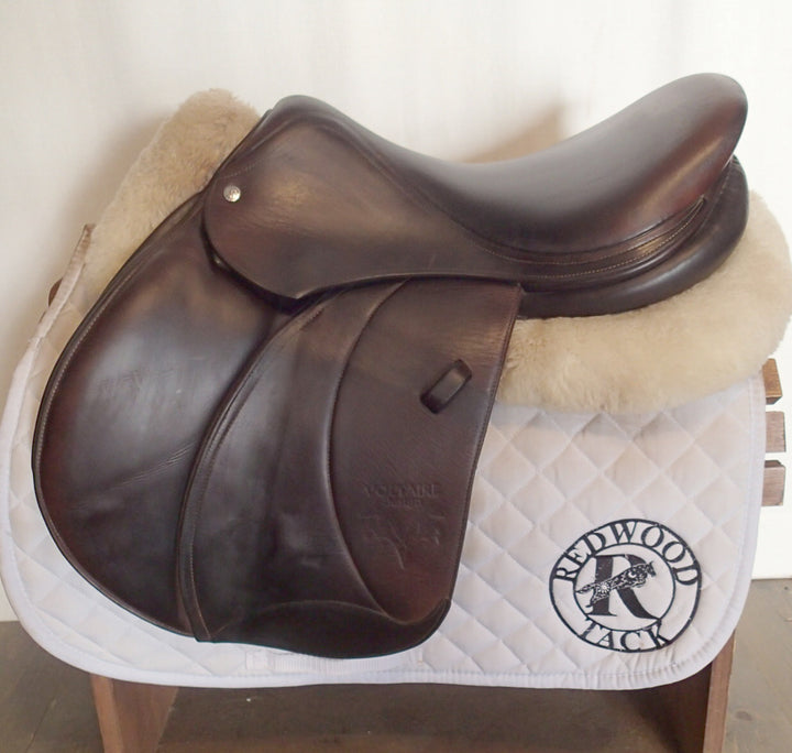 17" Voltaire Palm Beach Saddle - Full Buffalo - 2013 - 3A Flaps - 4.75" dot to dot - Pro Panels