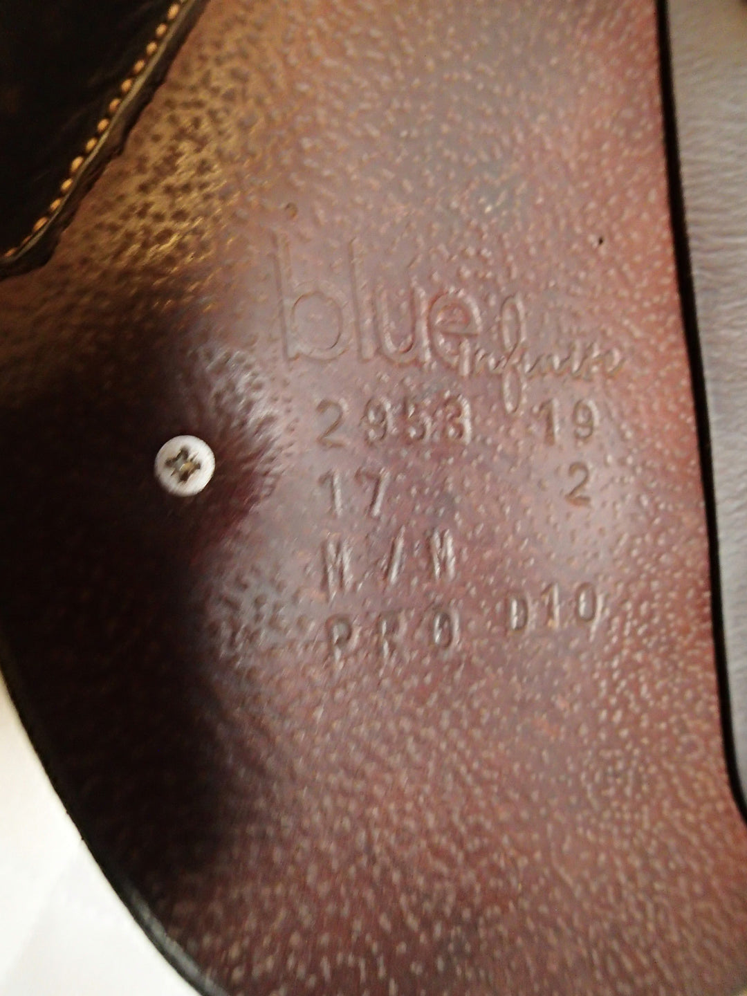17" Voltaire Blue Infinite Saddle - Full Buffalo - 2019 - 2 Flaps - 5" dot to dot - Pro Panels (187)