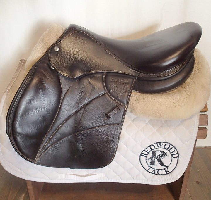 17" Voltaire Blue Infinite Saddle - Full Buffalo - 2019 - 2 Flaps - 5" dot to dot - Pro Panels (187)