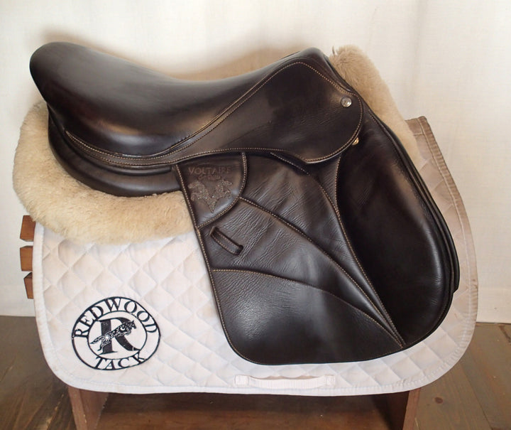 17" Voltaire Blue Infinite Saddle - Full Buffalo - 2019 - 2 Flaps - 5" dot to dot - Pro Panels (187)