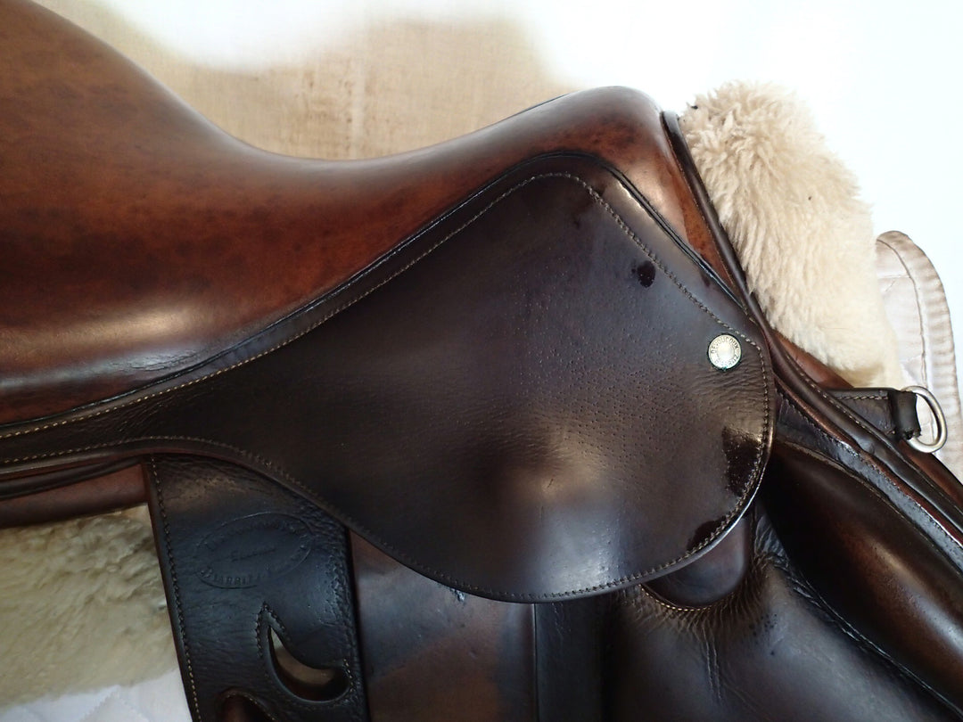 18" Devoucoux Ioldy Monoflap Saddle - 2002 - 1AA Flaps - 4.5" dot to dot