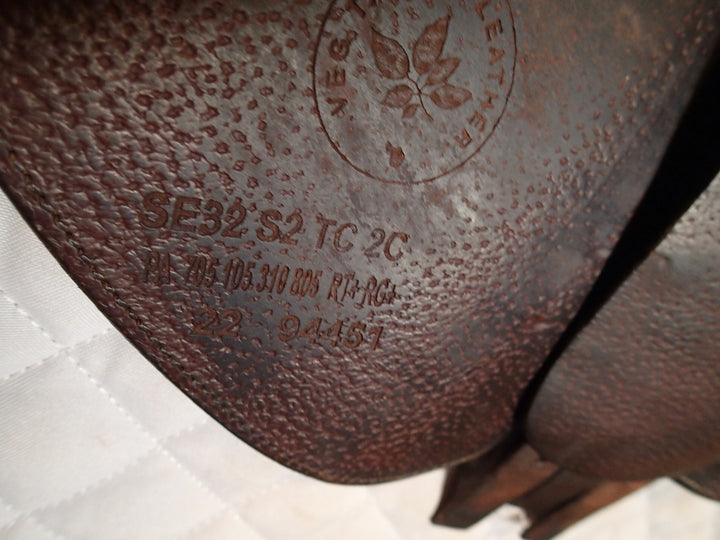 17.5" CWD Mademoiselle 2Gs Saddle - Full Buffalo - 2022 - 2C Flaps - SE32 (197)