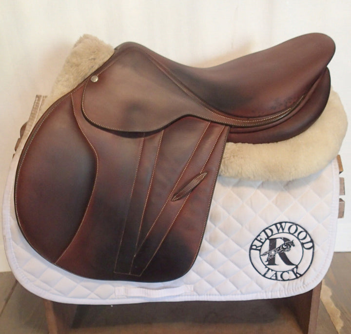 17" Butet Premium Saddle - Full Calfskin - 2018 - L Seat - 2 Flaps - 4.5" dot to dot