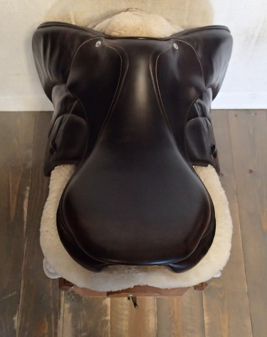 18" Voltaire Palm Beach Saddle - Full Buffalo - 2019 - 3AA Flaps - 4.75" dot to dot - Pro Panels