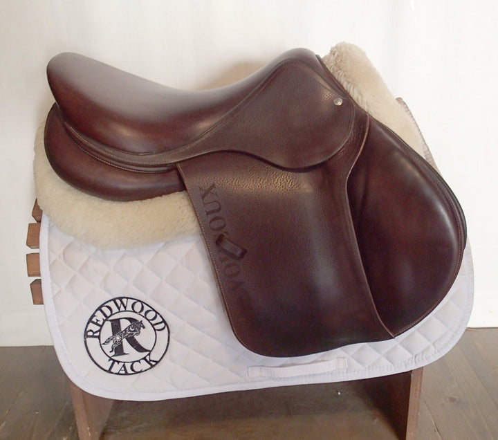 17" Devoucoux Biarritz O Saddle - 2023 - 2A Flaps - 4.75" dot to dot