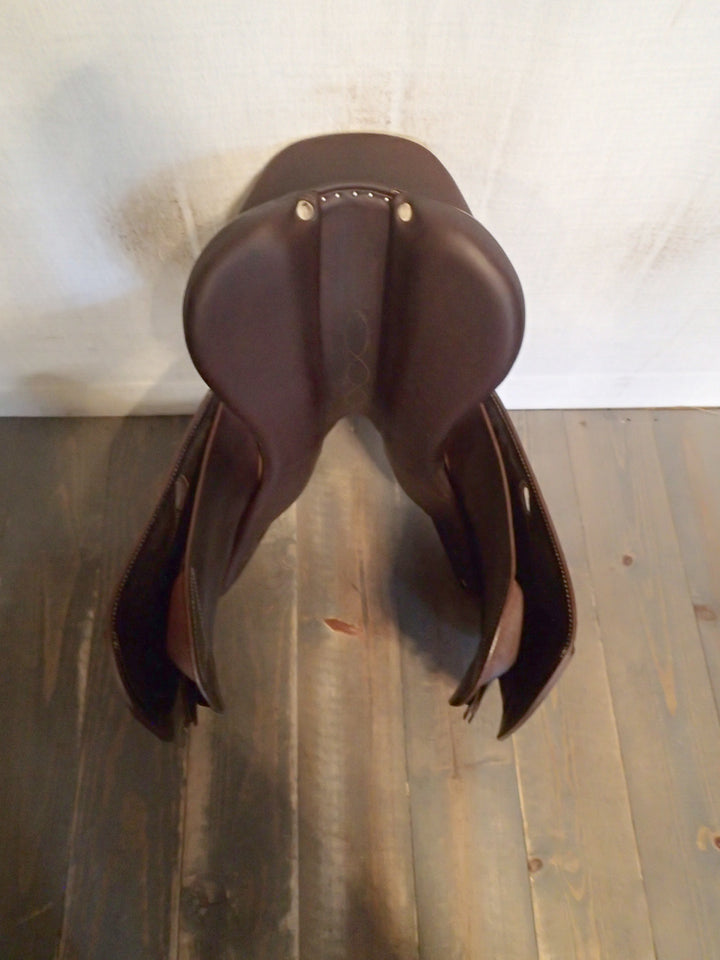 17" Antares Connexion Saddle - Full Buffalo - 2020 - 3NB Flaps - 4.75" dot to dot