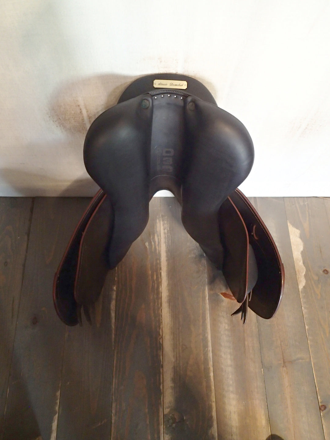 16.5" Devoucoux Biarritz O Saddle - Full Buffalo - 2019 - 1A Flaps - D3D - 4.75" dot to dot