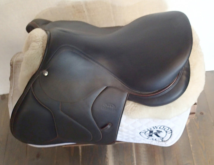 16.5" Devoucoux Biarritz O Saddle - Full Buffalo - 2019 - 1A Flaps - D3D - 4.75" dot to dot