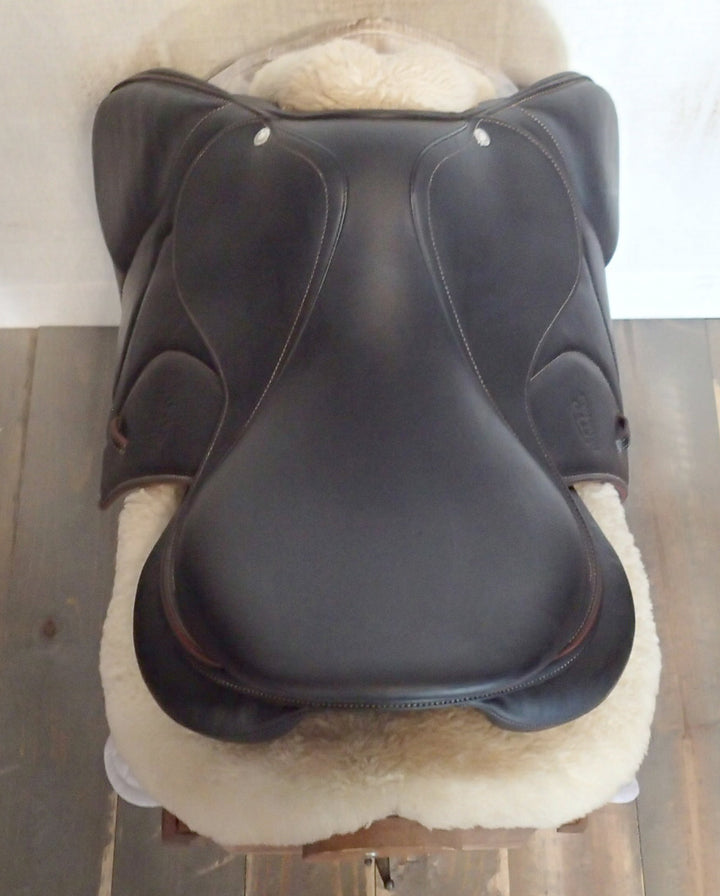 16.5" Devoucoux Biarritz O Saddle - Full Buffalo - 2019 - 1A Flaps - D3D - 4.75" dot to dot