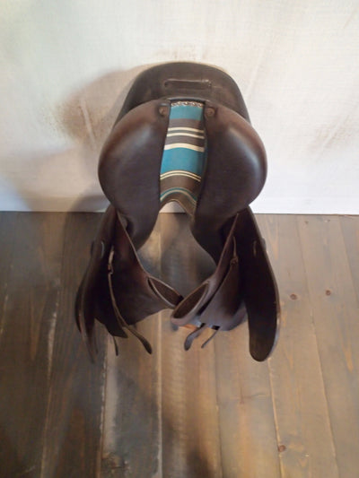 18" Voltaire Palm Beach Saddle - Full Buffalo - 2018 - 3AA Flaps - 4.75" dot to dot - Pro Panels