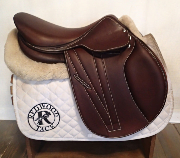 16.5" Butet Premium Saddle - Full Calfskin - 2015 - M Seat - 1.75L Flaps - 4.25" dot to dot (232)