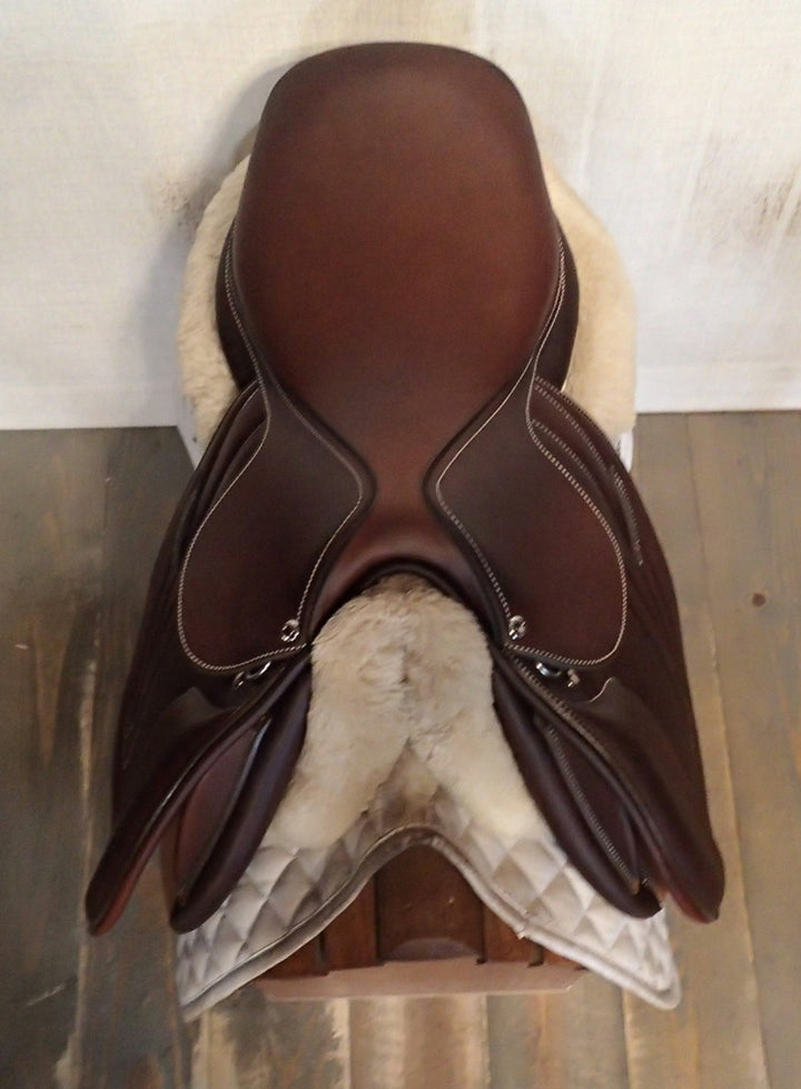 16.5" Butet Premium Saddle - Full Calfskin - 2015 - M Seat - 1.75L Flaps - 4.25" dot to dot (232)