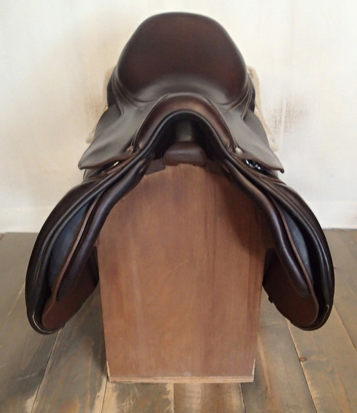16.5" Antares Contact Saddle - Full Buffalo - 2021 - 1NB Flaps - 5" dot to dot (235)