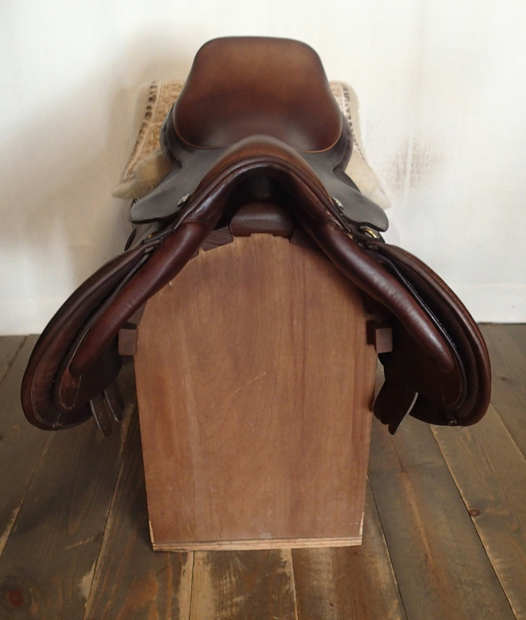 15" Rodrigo Pessoa XCH Exchangeable Gullet System Pony Junior Saddle (236)