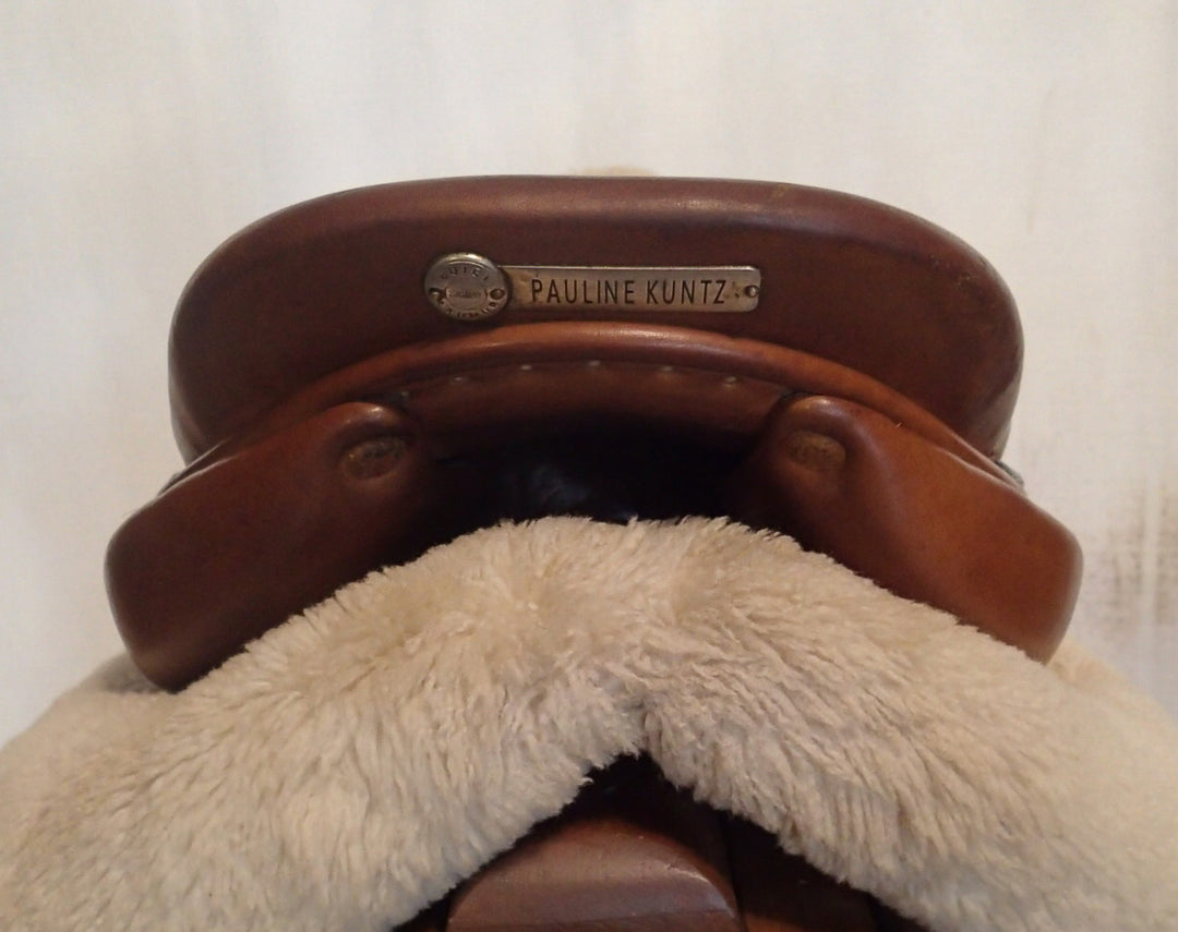 17.5" Butet Premium Saddle - Full Calfskin - 2015 - P Seat - 2.5 Flaps - 4.25" dot to dot (237)