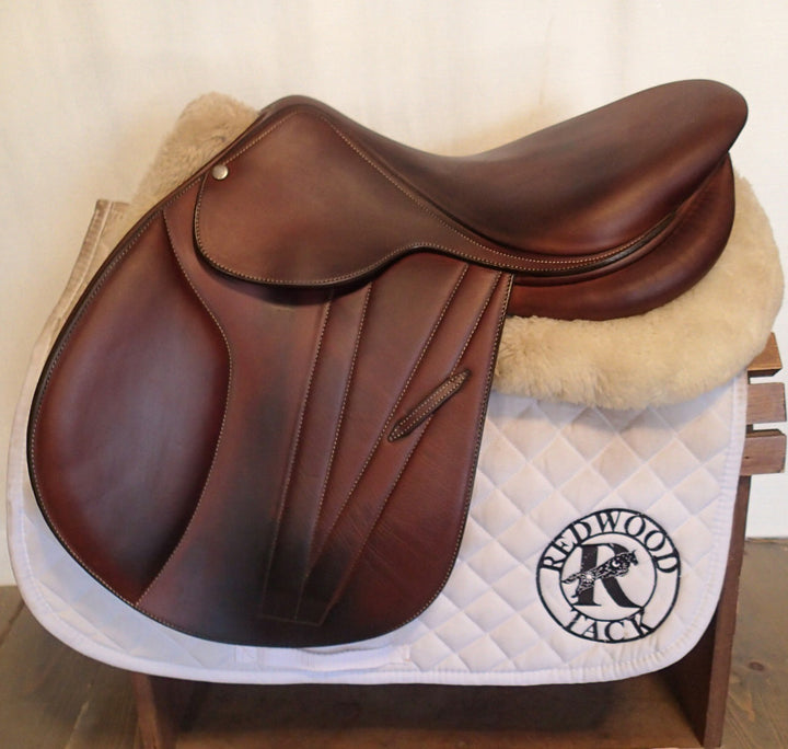 17" Butet Premium Saddle - Full Calfskin - 2022 - L Seat - 2.25 Flaps - 4.25" dot to dot