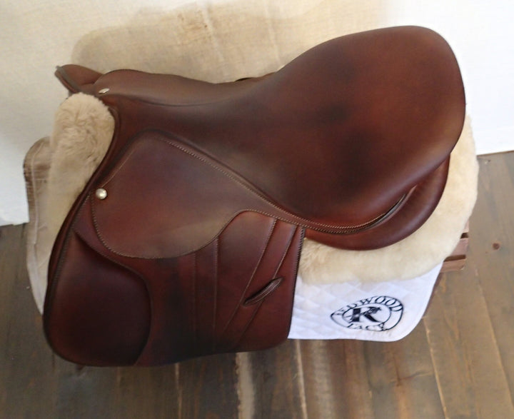 17" Butet Premium Saddle - Full Calfskin - 2022 - L Seat - 2.25 Flaps - 4.25" dot to dot