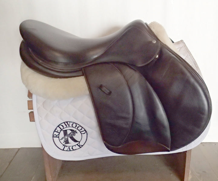 18.5" Voltaire Palm Beach Saddle - Full Buffalo - 2013 - 4AAAR Flaps - 4.75" dot to dot - FIN Panels