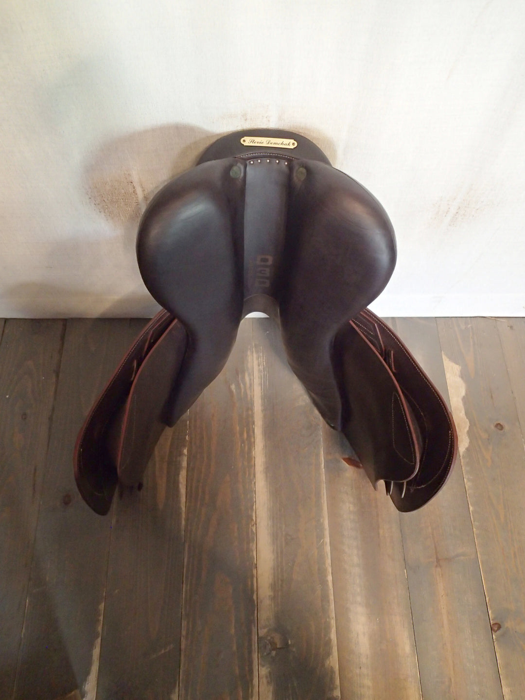 17.5" Devoucoux Biarritz Lab Saddle - Full Buffalo - 2017 - 3A Flaps - D3D - 5" dot to dot