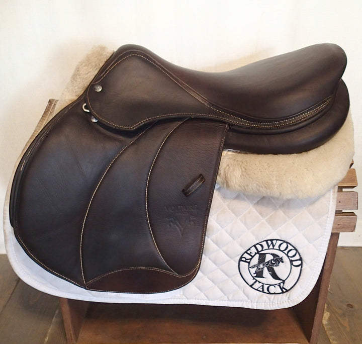 18" Voltaire Palm Beach Saddle - Full Buffalo - 2022 - 3A Flaps - 5" dot to dot - Pro Panels (254)