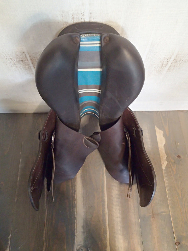 18" Voltaire Palm Beach Saddle - Full Buffalo - 2022 - 3A Flaps - 5" dot to dot - Pro Panels (254)