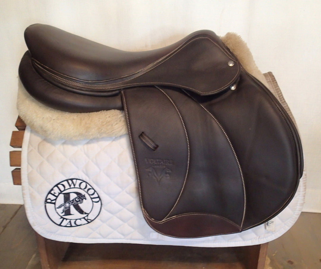 18" Voltaire Palm Beach Saddle - Full Buffalo - 2022 - 3A Flaps - 5" dot to dot - Pro Panels (254)